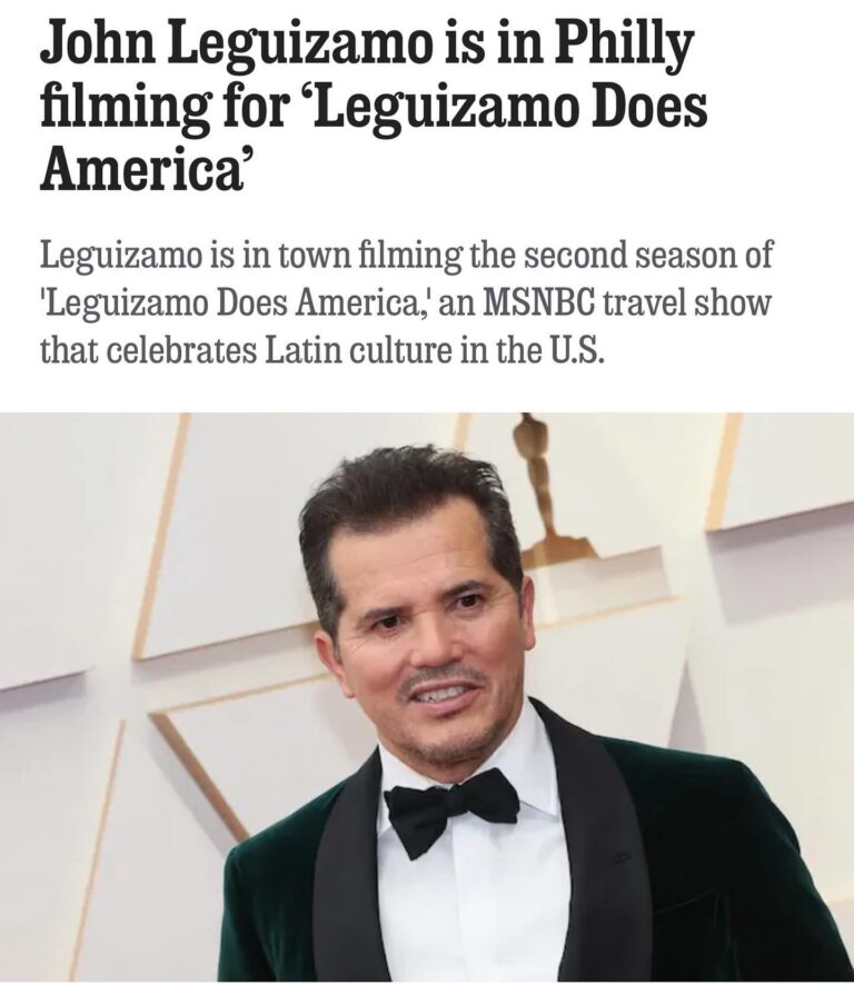 John Leguizamo Instagram - Thass right!! I just started filming season 2 of my MSNBC show LEGUIZAMO DOES AMERICA. My first stop is the city of brotherly love, Philadelphia. Lemme know 👇 where else do you hope I visit??