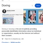 John Leguizamo Instagram – Doxxing: Doxing or doxxing is the act of publicly providing personally identifiable information about an individual or organization, usually via the Internet and without their consent.  Should be a federal offense!!!! It is unAmerican!