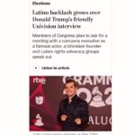 John Leguizamo Instagram - Univision has transgressed! With a maga vision of dealing with its election coverage instead of being impartial. Read for Full explanation! @unitedtalent @creativeartistsagency @wme @a24 @thegershagency @leomessi @ocabrera13 @marcanthony @ederbez @sofiavergara @shakira @wbpictures @paramountpics @disney @latinorebels @latinousa @votolatino @wearemitu @latinovictoryus @nbclatino @latinovoices @hispanicheritage @hispanic.caucus @thehispanicstar @hispanicexecmag @ballethispanico @lin_manuel