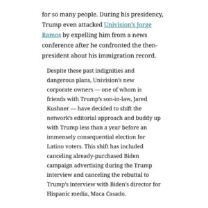 John Leguizamo Instagram - Opinion: Cozying up to Trump, Univision is betraying its Spanish-speaking viewers