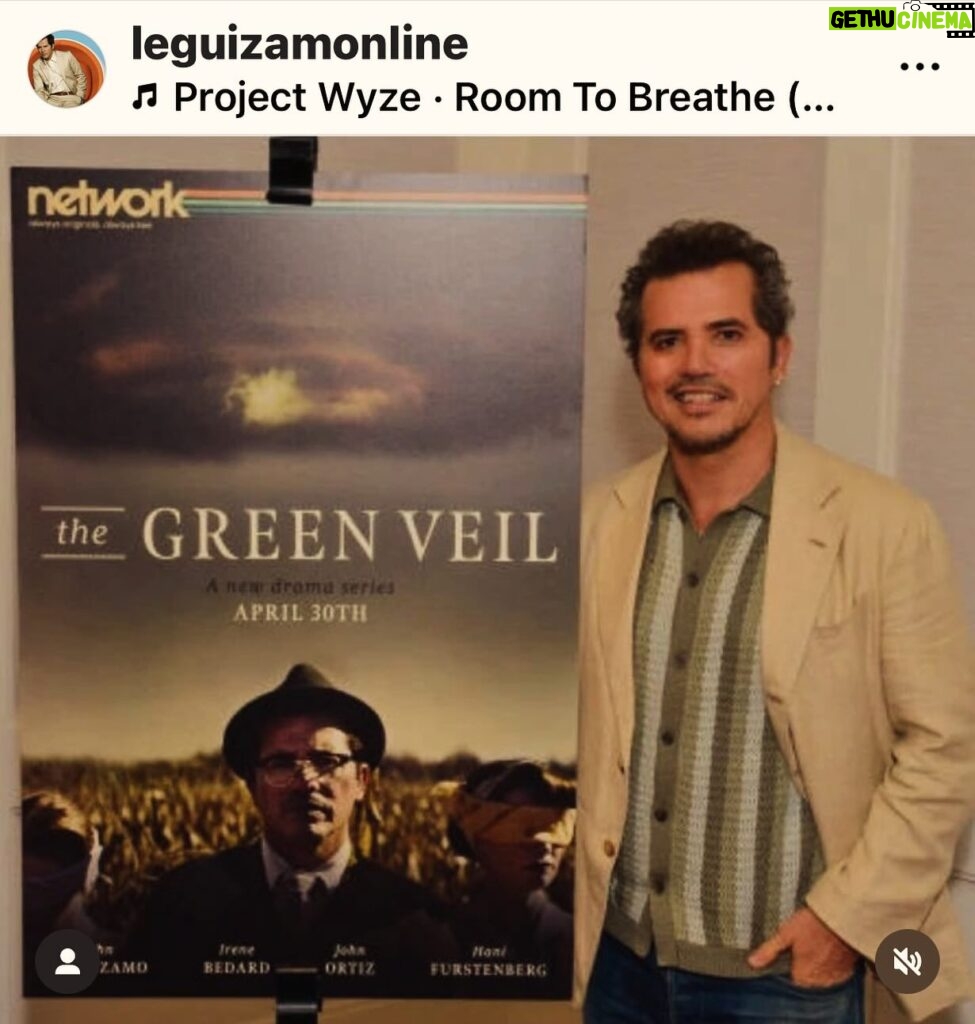 John Leguizamo Instagram - Premiers tomorrow Tuesday April 30th. On a brand new platform with edgy controversial content. Thenetwork.stream and free. Love freebies #thegreenveil drama series