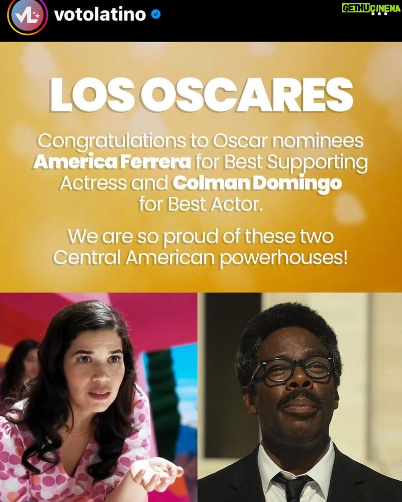 John Leguizamo Instagram - Two Latinx nominees! Central American America Ferrera And Afro-Latino Coleman Domingo half Salvadoran and Belize. bravi! (Plural )