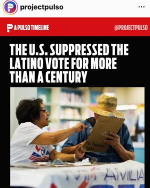 John Leguizamo Instagram - Suppression and oppression of the Latin vote in America!  Pa’ que sepa!  Know your history mi gente!
