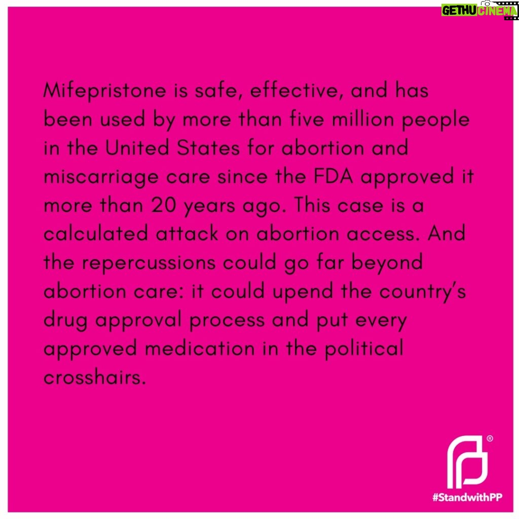 John Leguizamo Instagram - #Mifepristone is headed to #SCOTUS ~ Yesterday morning, the U.S. Supreme Court announced that they will hear a case challenging the FDA’s approval of mifepristone — also known as mife, one of two medications used in medication abortions. Federal courts in Texas ruled in favor of anti-abortion organizations suing the U.S. Food and Drug Administration (FDA) in April. The Supreme Court then issued a stay in the case, protecting peoples’ access to mife as it worked its way through the courts. SCOTUS’ announcement today means that mifepristone remains available for now. However, the facts remain: access to mifepristone shouldn’t be at risk at all. Mifepristone is safe, effective, and has been used by more than five million people in the United States for abortion and miscarriage care since the FDA approved it more than 20 years ago. This case is a calculated attack on abortion access. And the repercussions could go far beyond abortion care: it could upend the country’s drug approval process and put every approved medication in the political crosshairs. We don’t know SCOTUS’ schedule yet, but we expect that arguments will take place in the spring with a decision likely in June. Right now, Planned Parenthood health centers across the country will continue to provide access to safe and effective medication abortion using mifepristone to patients that seek care in states where abortion is legal. #StandWithPP