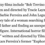 John Leguizamo Instagram – Hell yeah!! BOB TREVINO LIKES IT, my new film with @barbieferreira is going to @sxsw 

Can’t wait for y’all to see this fantastic indie flick written/directed by the inimitable @tracielaymonfilms