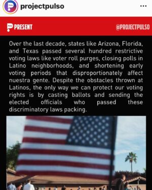 John Leguizamo Instagram - Suppression and oppression of the Latin vote in America!  Pa’ que sepa!  Know your history mi gente!