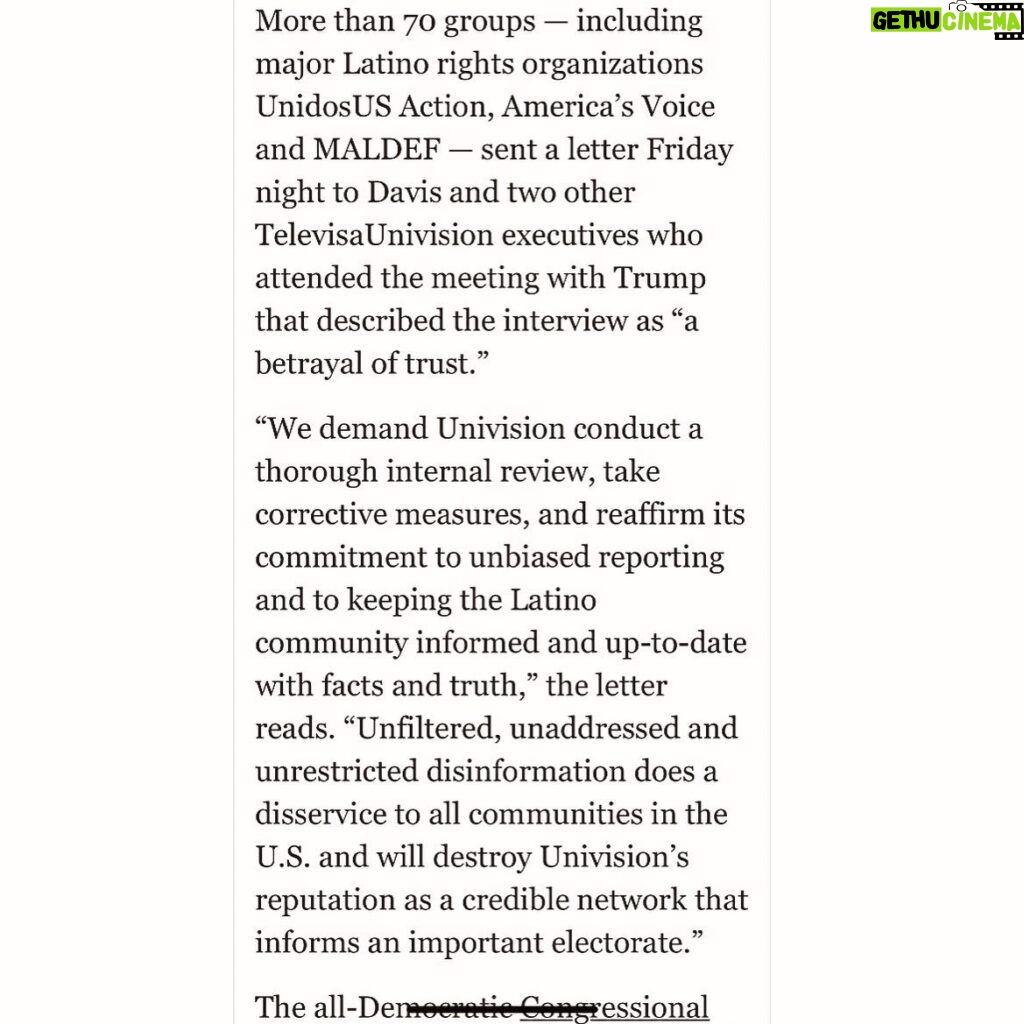 John Leguizamo Instagram - Univision has transgressed! With a maga vision of dealing with its election coverage instead of being impartial. Read for Full explanation! @unitedtalent @creativeartistsagency @wme @a24 @thegershagency @leomessi @ocabrera13 @marcanthony @ederbez @sofiavergara @shakira @wbpictures @paramountpics @disney @latinorebels @latinousa @votolatino @wearemitu @latinovictoryus @nbclatino @latinovoices @hispanicheritage @hispanic.caucus @thehispanicstar @hispanicexecmag @ballethispanico @lin_manuel