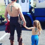 Jon Bernthal Instagram - My Number one for Life. Henry Waylon Jennings Bernthal. Pilgrimage. Ireland. Love you boy.