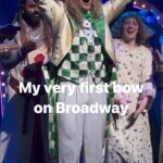Jonathan Bennett Instagram – My first bow on Broadway. @spamalotbway till April 7th. Come see for yourself.