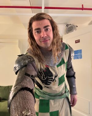 Jonathan Bennett Instagram - Dear Sir Robin,
I’m going to miss you. You have taught me so much over the past 88 performances. You have taught me to believe in myself in ways I never thought were possible. You have taught me to trust the process of performance especially the rehearsal because that IS the journey. You have reminded me to listen and be present with myself and my surroundings. You have taught me to love myself and to truly find pride in myself. I always say I’m proud of myself; but you taught me what that actually feels like to be. You taught me it’s never too late to achieve your dreams. Sir Robin, you are the knight that’s afraid to fight; but what I discovered in our time together, is you’re not afraid of fighting, your heart’s just in a different place. It doesn’t have a passion for fighting, it has a passion for musical theater and for entertaining people and bringing joy and laughter to them. That’s your grail. Thank you for letting me bring your joy and laughter to thousands of people during this run. You say, “I too have found my grail, musical theater!” Sir Robin, I am honored that I got to help you find your grail every night, but I am forever grateful for the rest of my life, that YOU helped me find mine. You were my grail, and thank you for letting me in when I found you. -
Love always, Jonathan Bennett