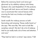 Jonathan Bennett Instagram - We want to relive this day over and over. Thank you @maybelline for making this dream come true. Thank you @unico2087 for being the most amazing wedding venue now twice! And Jenna and Sarah thank you so much for sharing your special day and your beautiful love with us. All Images by Superstar Queer Photographer @kellybalch Make up by @thefacebykase