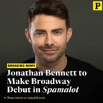 Jonathan Bennett Instagram - Dreams do come true! @spamalotbway Jan 23 - April 7
