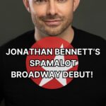 Jonathan Bennett Instagram - 🥥 On January 3rd, he asked us what day it was and we said “It’s January 3rd – the day Jonathan Bennett was announced to make his Broadway debut in SPAMALOT starting January 23rd as Sir Robin” 💚 Find tickets now at Broadway.com 🎶: Music and Lyrics by John Du Prez and Eric Idle 🎥📸: Provided by SPAMALOT #jonathanbennett #montypythonsspamalot #broadway #bway #meangirls #aaronsamuels #musicaltheatre #comedy