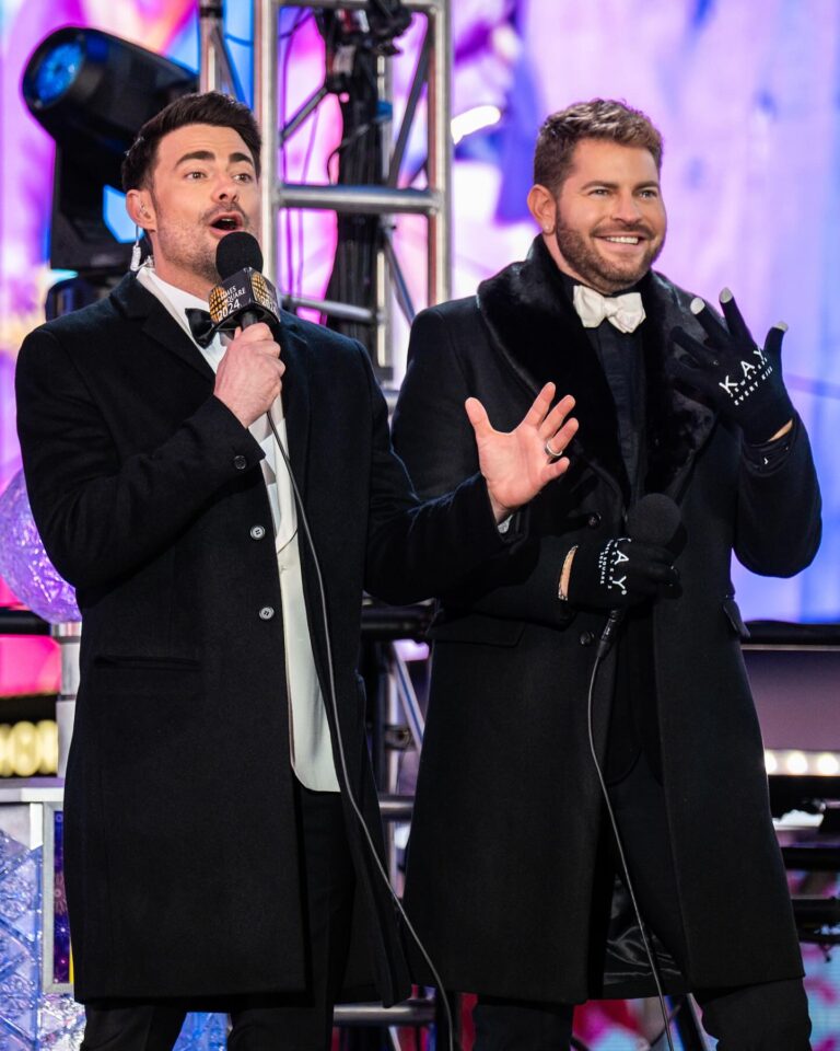 Jonathan Bennett Instagram - Host NYE with your husband, 10/10 recommend. #balldrop. @timessquarenyc #2024