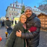 Jonathan Bennett Instagram – The most random day of my life! I was walking through Heidelberg, Germany with @jaymesv and I saw people filming a movie. I said, “oh that looks like a @hallmarkchannel movie.” I turn the corner and run into @camden.simmons and @ginnaclaire and freak out! “What are you doing here?!” “What are YOU doing here?!” Next thing you know I get to be the secret Easter egg with Jaymes in A Heidelberg Holiday. That’s what’s so special about the Hallmark Family, moments like this. See if you can spot us tonight at 8pm on @hallmarkchannel – don’t blink you’ll miss us! Congratulotions Ginna! It’s good to see you isn’t it? #countdowntochristmas #hallmarkchannel