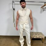 Jonathan Bennett Instagram - Fittings for @spamalotbway are in full swing! Swipe over for the reveal. Am I in Spamalot or am I coming after @jaymesv old gig? One week till show time! Get your tickets they are selling fast!