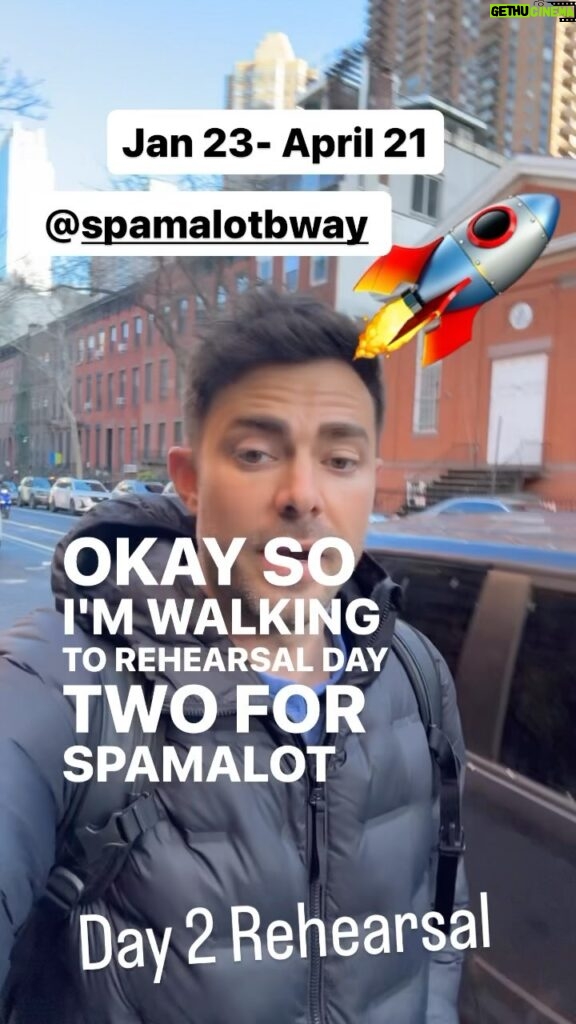 Jonathan Bennett Instagram - Find your grail and get your tickets! Jan 23- April 21 @spamalotbway