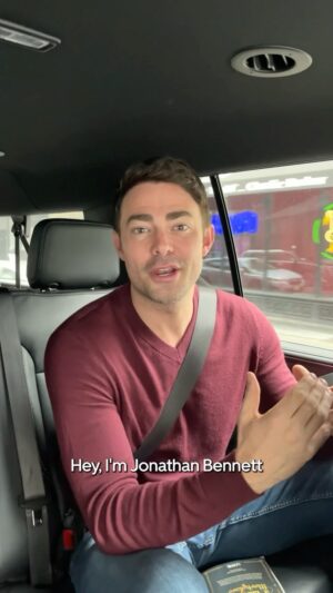 Jonathan Bennett Instagram - Took a spin with @jonathandbennett talking about his Broadway debut in @spamalotbway. Wonder what he thinks Aaron Samuels is doing now? 🤔