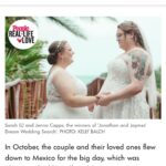 Jonathan Bennett Instagram - We want to relive this day over and over. Thank you @maybelline for making this dream come true. Thank you @unico2087 for being the most amazing wedding venue now twice! And Jenna and Sarah thank you so much for sharing your special day and your beautiful love with us. All Images by Superstar Queer Photographer @kellybalch Make up by @thefacebykase