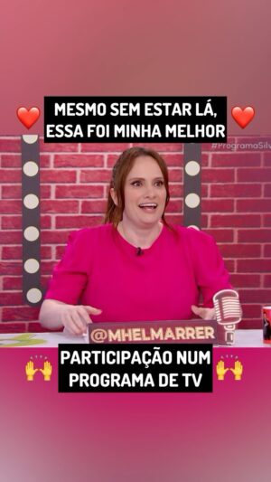 Jonathan Nemer Instagram - Já participei de dezenas de programas de TV, mas essa talvez tenha sido minha melhor participação. Mesmo sem estar lá. 

Recebi esse vídeo, que foi um trecho do programa Silvio Santos do último domingo. Confesso que me emocionei… ver a @mhelmarrer e a @marleicevada falando isso para mim? É O MELHOR DOS ELOGIOS!

Sou pecador, sou falho, não me acho bonzão… pelo contrário. Tudo que tenho e que sou é PURA GRAÇA DE DEUS. Não mereço. É um favor imerecido.

E por conta de tão grande amor que recebo de Deus, falo dEle em toda oportunidade que tenho. 

Confesso que quando recebi o convite para ir no Programa Silvio Santos, fiquei MUITO FELIZ e passou mil coisas na minha cabeça. Após minha 3ª e última participação ficou claro pra mim, o porque fui chamado para estar lá.

De quebra, fui presenteado com amizades incríveis… amo vocês @mhelmarrer @marleicevada… e os meninos que também se tornaram amigos: @capellarodrigo @ocrispereira @deliomacnamara 

E meu desejo é esse… por onde passar, não ser conhecido como o melhor humorista, o melhor show de Stand Up, ou que faz os melhores vídeos (se vc achar o melhor, fico feliz viu kkkkkk). Mas meu objetivo de vida é as pessoas verem que Jesus habita em mim e que vale a pena viver por Ele e pra Ele 😭🙌❤️ ALELUIA! DEUS É BOM!

PRÓXIMOS SHOWS:
21/02 Diadema/SP 
22/02 São Bernardo do Campo/SP 
23/02 Limeira/SP 
24/02 Santana de Parnaíba/SP 
26/02 Atibaia/SP 
27/02 Praia Grande/SP 
28/02 Ubatuba/SP 
29/02 Guarujá/SP 
14/03 Curitiba/PR
15/03 Goiânia/GO
16/03 Brasília/DF
17/03 Anápolis/GO
19/03 São José dos Campos/SP
20/03 São Paulo/SP
21/03 Rio de Janeiro/RJ
22/03 Duque de Caxias/RJ

INGRESSOS: jonathannemer.com.br