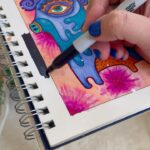 Josefina Montané Instagram - #paletadecolores para mi ahijada 💕 #libroparacolorear Pinorosa // link disponible en mi bio