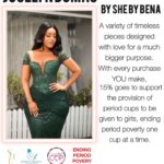Joselyn Dumas Instagram - …To end #PeriodPoverty in Ghana, 15% of the limited #JoselynDumasCollection production cost & proceeds goes to provide #periodcups from @couldyoucup for girls and women to support the effort in ending period poverty, one cup at a time. 🛍️ORDER AT @the_shedollemporium Cc @joselyndumasfoundation @couldyoucup. Thank you all for your continued support. ❤️ Dress: @shebybena Make up: @lawrebabe_rebirth Hair: @cmhairbyhills Photography: @chocolate_shot_it #owambestyle #fashionforrelief @unwomen