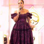 Joselyn Dumas Instagram - Had an incredible time moderating 🎤 and sharing genuine conversations with some amazing women on everything that encapsulates being the iconic woman that we are and aspire to be and I loved every bit of it. The @iconicwomanhoodcircle #IconicLBW2023 powered by the phenomenal @iconicwomanhood_coach Thank you Ekene for creating such a safe space for women to share and love on each other genuinely 💕💕 Outfit by: @pistisgh @melangebypistis Make Up: @denni_makeover Earrings: @bijough Photography: @tegabaahmedia