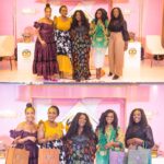 Joselyn Dumas Instagram - Had an incredible time moderating 🎤 and sharing genuine conversations with some amazing women on everything that encapsulates being the iconic woman that we are and aspire to be and I loved every bit of it. The @iconicwomanhoodcircle #IconicLBW2023 powered by the phenomenal @iconicwomanhood_coach Thank you Ekene for creating such a safe space for women to share and love on each other genuinely 💕💕 Outfit by: @pistisgh @melangebypistis Make Up: @denni_makeover Earrings: @bijough Photography: @tegabaahmedia