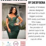 Joselyn Dumas Instagram - … To end #PeriodPoverty in Ghana, 15% of the limited #JoselynDumasCollection production cost & proceeds goes to provide #periodcups from @couldyoucup for girls and women to support the effort in ending period poverty, one cup at a time. 🛍️ORDER AT @the_shedollemporium Cc @joselyndumasfoundation @couldyoucup. Thank you all for your continued support. ❤️ Dress: @shebybena Make up: @lawrebabe_rebirth Hair: @cmhairbyhills Photography: @chocolate_shot_it #owambestyle #fashionforrelief @unwomen #fashionforrelief #ghanawedding #owanbe #joselyndumas