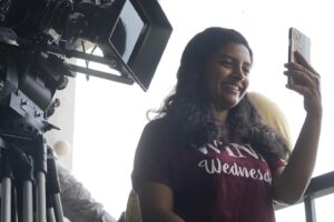 Josh Hutcherson Instagram - Congratulations Captain; The Superwoman @halithashameem
Super proud of you! Cheers!!!🥂 
It was great working with someone like you. Thank you so much for Nalla; Nallathangaal. 

Lots of love to my whole cast and crew of #Loners. 

Watch #ppkvonprime Streaming On @primevideoin
