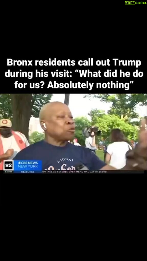 Joy Reid Instagram - Actual New Yorkers, not the ringers media organizations were counting as New Yorkers, share what folks really think about Donald Trump. But please Donald, feel free to spend big to try and flip the Big Apple red. . Repost from @bidenharrishq • Bronx residents slam Trump during his visit