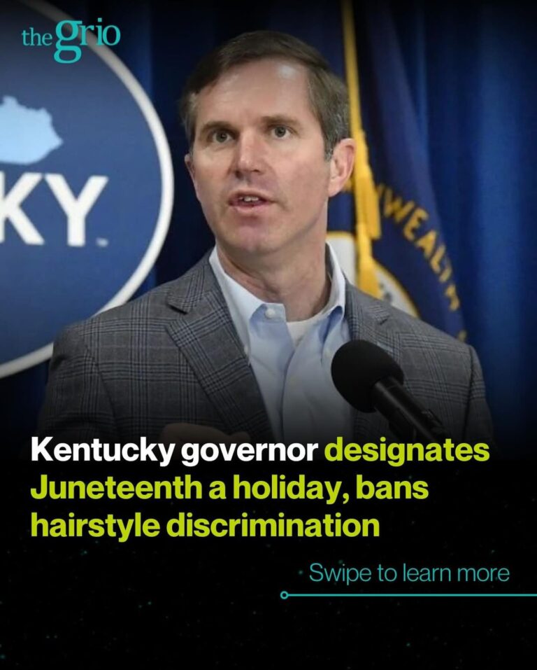 Joy Reid Instagram - Elections matter. Voting MATTERS. Especially in your state. Well done Kentucky in keeping this man as your governor. Had the Republican won none of this would be happening because he would have been as performatively anti-Black as he was on the #breonnataylor case. #andybeshear . Repost from @thegrio • Kentucky Gov. #AndyBeshear designated #Juneteenth as a holiday for state executive branch workers on Thursday and expanded protections in state hiring and employment by banning discrimination based on hairstyles. The separate executive orders signed by the Democratic governor represented his latest outreach to Black Kentuckians — but also reflected limits to that outreach. Beshear, seen as a rising Democratic star, took the actions after efforts to make Juneteenth a statewide holiday and outlaw discrimination based on hairstyles failed in the state’s Republican-supermajority legislature. “After years of inaction, I’ve decided I can no longer wait for others to do what is right,” said Beshear. For more, visit theGrio.com.