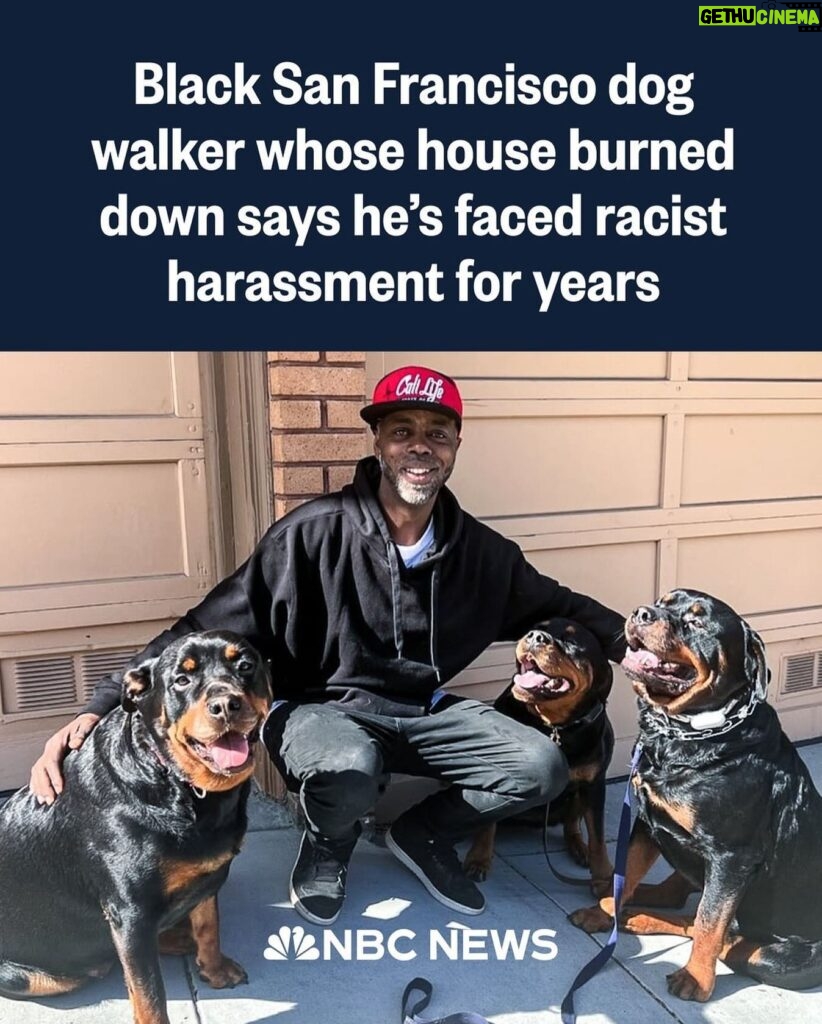 Joy Reid Instagram - #thisisamerica . Repost from @nbcblk • Terry Williams, the Black dog walker whose home was burned, told NBC News that the fire that has left him and his parents homeless came after 14 years of racist attacks. “This has been going on since I started my business,” Williams said. “I have been called the N-word and other racist terms ever since I’ve walked my dogs or clients’ dogs in the park. At a certain point, it gets to be too much. That’s where we are now.” The San Francisco Police Department has not identified a suspect in the fire. Previously, the department said it was investigating the sending of packages that contained racist threats against Williams to his home as hate crimes but has not identified a suspect in that case either, or whether they are related. Since the fire, Williams said he has received dozens of letters and notes that are plastered on the boarded-up garage doors of his torched home. The notes tell him to not move and keep his head up. A community supporter, Katrina Queirolo, also launched the “Support Terry’s Family Rebuild After Fire” campaign on GoFundMe to help the Williams family. Read more at the link in bio. 📷️ Katrina Queirolo