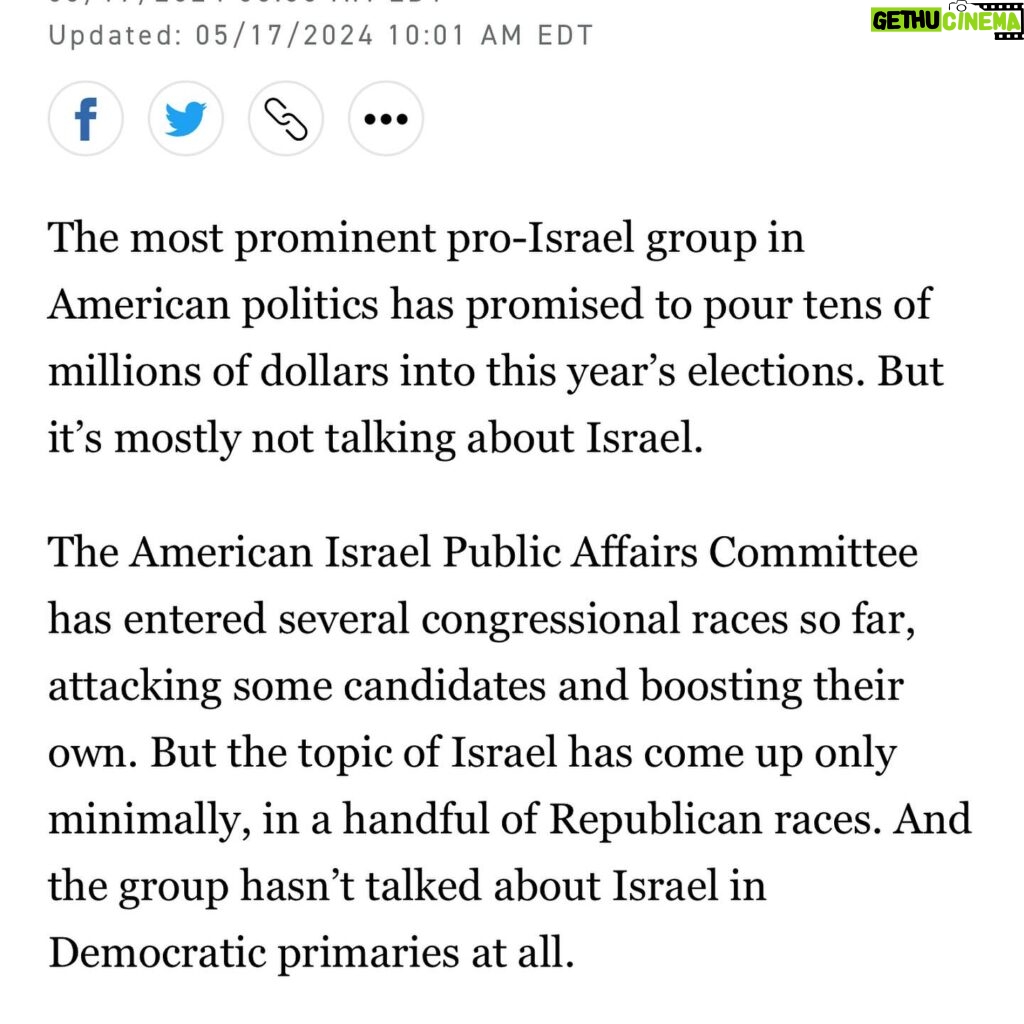 Joy Reid Instagram - AIPAC, a pro-Republican, conservative political PAC, is actively spending in Democratic primaries, targeting progressives for replacement with conservative Democrats. They’ve succeeded in Oregon. And they’re not explicitly running the campaigns on the Israel-Gaza issue. Other targets on the list include @coribush @aoc @repbowman @ayannapressley @summerleeforpa among others. From @politico: This cycle, they are going even bigger. AIPAC is expected to spend $100 million across its political entities in 2024, taking aim at candidates they deem insufficiently supportive of Israel, according to three people with direct knowledge of the figure, who were granted anonymity to discuss private meetings. The strategy has taken on new urgency this election season from donors animated by the Israel-Hamas war. AIPAC’s biggest targets are members of the so-called Squad of progressive House Democrats who have been openly pressuring the administration to call for a cease-fire. But AIPAC’s ambitions are broader. United Democracy Project, the group’s super PAC, is monitoring 15 to 20 House races and polling in many of those districts, according to a person directly familiar with UDP’s strategy and granted anonymity to discuss the approach. . Repost from @democracynow — Two progressive Democrats lost their primary races in Oregon Tuesday after they were vastly outspent by more right-leaning candidates. Susheela Jayapal, the older sister of Congressional Progressive Caucus Chair Pramila Jayapal, lost to Maxine Dexter, who received around 30 times more money than Jayapal, including over $2 million from the pro-Israel, AIPAC-affiliated 314 Action Fund. Susheela Jayapal called for urgent campaign finance reform after the vote. Elsewhere in Oregon, progressive candidate Jamie McLeod-Skinner was defeated by Janelle Bynum, who received nearly half a million dollars from 314 Action Fund. Story slides from @politico
