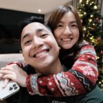 Joyce Ching Instagram - Grateful that we were able to rest and spend time together! Love you bb! 🫰🏼 Also our Christmas tree is up! 🥹🎄