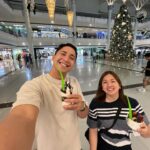 Joyce Ching Instagram - Grateful that we were able to rest and spend time together! Love you bb! 🫰🏼 Also our Christmas tree is up! 🥹🎄