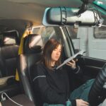 Joyce Ching Instagram - Just a simple introvert hanging out in the car at a parking lot. 🤣