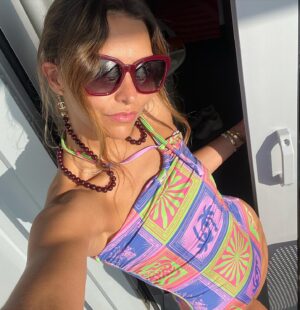 Juanita Arias Instagram - Sea Terrace Cabin 🛳️❤️ @virginvoyages #VirginVoyages #Ad