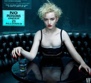 Julia Garner Instagram - 🖤 🍸 @vanityfair @stevenkleinstudio 🍸🖤
