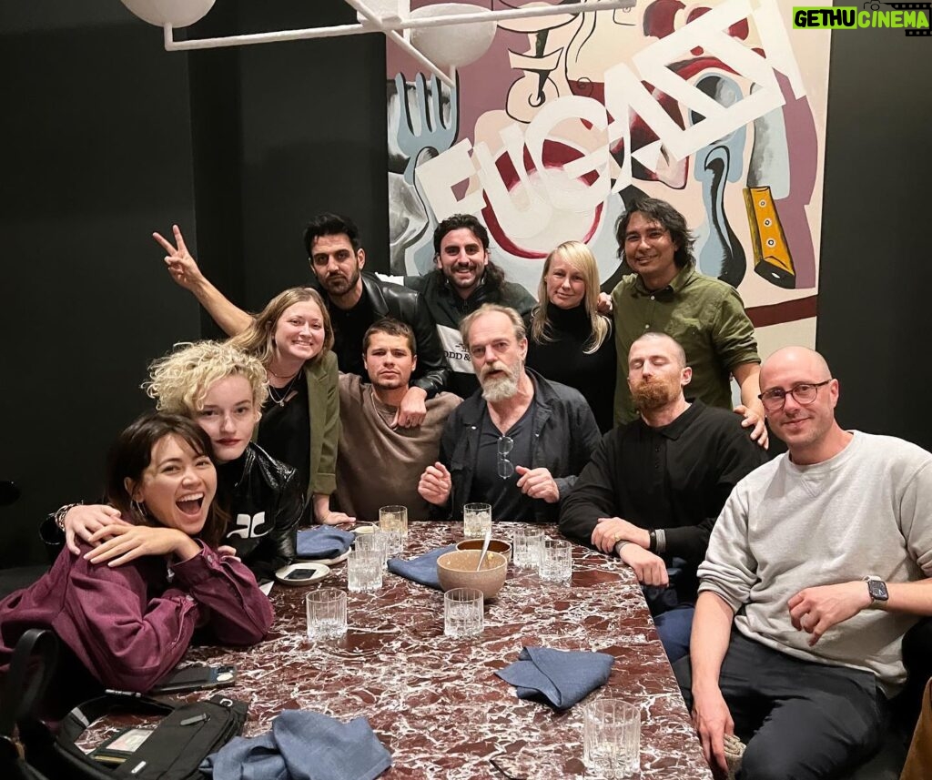 Julia Garner Instagram - I haven’t been able to post anything about The Royal Hotel because of the strike. Here are a few photos. I’m not only proud of being in this film but also executive producing this. It was pure joy and an amazing learning experience. Thank you @kittygreen for such a warm and cozy set. I love this beautiful bunch so much! 🦘♥️ X #theroyalhotel @theroyalhotelmovie
