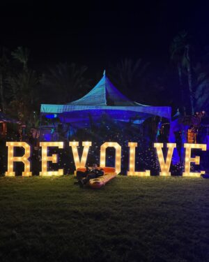 Julia Kelly Instagram - princess parking only 

thank you @caliwater for the best coachella yet ⭐︎