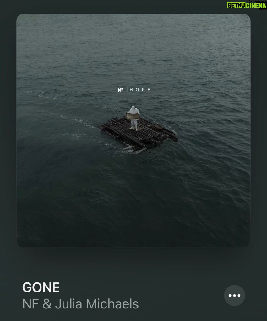 Julia Michaels Instagram - Got carpal tunnel from holding on to what we once felt. GONE out now. @nfrealmusic ❤️