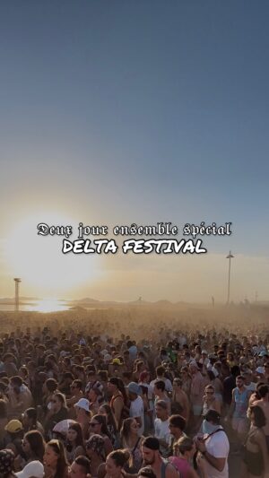 Julia Morgante Instagram - @delta_festival 2024, on t’attend déjà 🌈 as usual avec mes go @ileanarnaud @mathildasparta, merci à @ambassadeurs_deltafestival pour cette 2 ème année incroyable