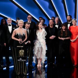 Julia Sanina Instagram - Unforgettable moment! Incredible team🤘I was so proud to share the moment with you @bbc ❤️

Мої вітання усім, хто створював Євробачення 2023! Минув рік, а ми продовжуємо з теплом згадувати, як дві країни і дві культури створили історію на сцені у Ліверпулі разом🙏 І ця нагорода - красивий фінальний акорд Євробачення 2023❤️