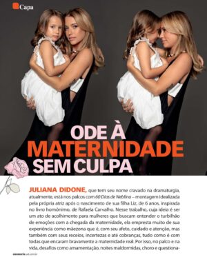 Juliana Didone Instagram - Maternidade sem culpa! Será que é possível? 

DIA DAS MÃES chegando, e conversei com  a @karlaprecioso sobre a felicidade absurda e a cobrança gigantesca que sentimos ao ser mãe. É tudo junto e misturado mesmo. 

Já tá no digital e dia 10/5 nas bancas! 
Vem ler!!

@revistaanamaria 🌹

Foto @edurodriguesofficial 
Make Up @danikobert 
Assessoria @passarim.comunicacao