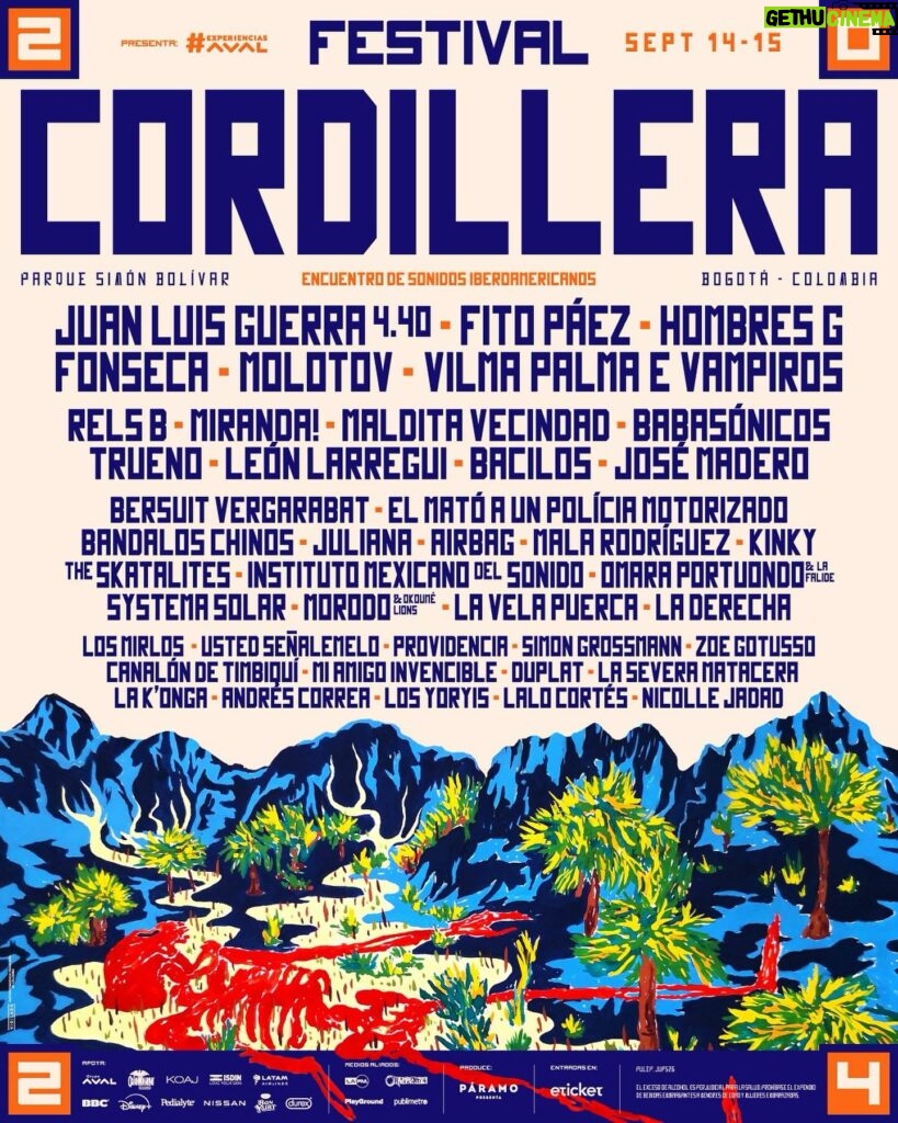 Juliana Velásquez Instagram - FESTIVAL CORDILLERA 🩵⛰️✊🏽 • • • NOS VEMOS EN SEPTIEMBRE 🇨🇴🕯️ Sólo Dios y yo sabemos lo que significa para mí compartir cartel con mi artista favorito en todo el mundo 😭😭😭 @juanluisguerra Lo que se espera con paciencia… Siempre se LOGRA 🕯️ ALLÁ NOS VEMOS MI BOGOTÁ! @cordillerafestival