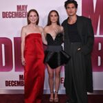 Julianne Moore Instagram - More photos from last night - I love these people and loved making @maydecemberfilm - now playing in select theaters and on #netflix Dec 1. 💄 @elaineoffers 💇‍♀️ @marcusrfrancis 👗 @kateyoung @nataliegilhool @carolinedejean @prada @cartier 💅 @tombachik 💆‍♀️ @fabricioormonde @maydecemberfilm @netflix
