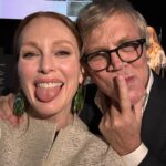 Julianne Moore Instagram - Me and Toddie. Celebrating his remarkable career and his incredible artistry at the #MoMI image awards. I love you Todd. @maydecemberfilm @netflix @kateyoung @nataliegilhool @hungvanngo @hairbyorlandopita @jaydenhopham @fabricioormonde @dior @tenthousandthingsnyc