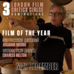 Julianne Moore Instagram - Thank you London Film Critics Circle for nominating May December for Film of the Year, Julianne Moore for Supporting Actress, and Charles Melton for Supporting Actor!