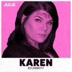 Julie Bowen Instagram - This week's guest is true-crime savant and podcasting empress, Karen Kilgariff! Our conversation taps into the rise of the @myfavoritemurder podcast empire, her slide into nightly partying and boozing as a Hollywood writer, her unexpected decision to quit drinking, the dangers of the 90's fen-phen trend, and much more! Listen on @spotifypodcasts and wherever you get your podcasts!